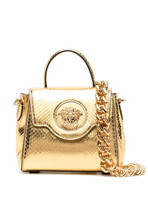 La Medusa Python Small Handbag 